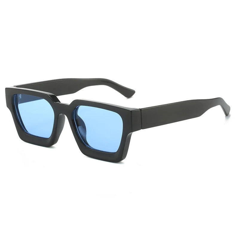 Ins Popular Women Square Sunglasses Retro Men Tinted Shades UV400